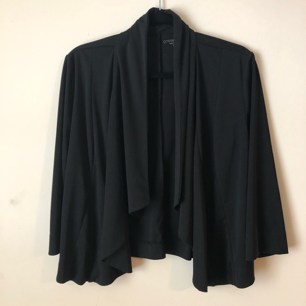 Cute black loosely fitting blazer
